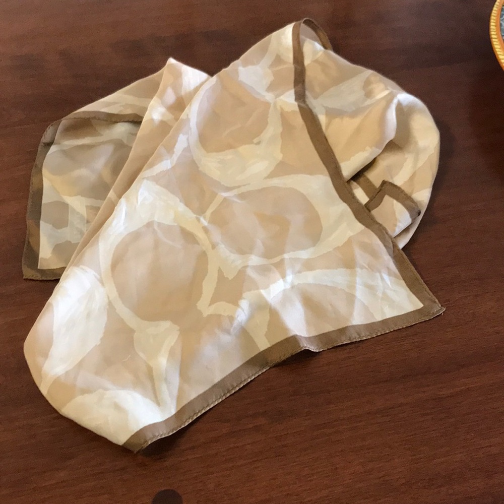 Coach silk scarf